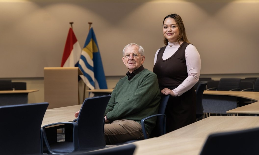 Opa en kleindochter Van Alphen: “Samen in de raad voelt voor ons heel vanzelfsprekend.”