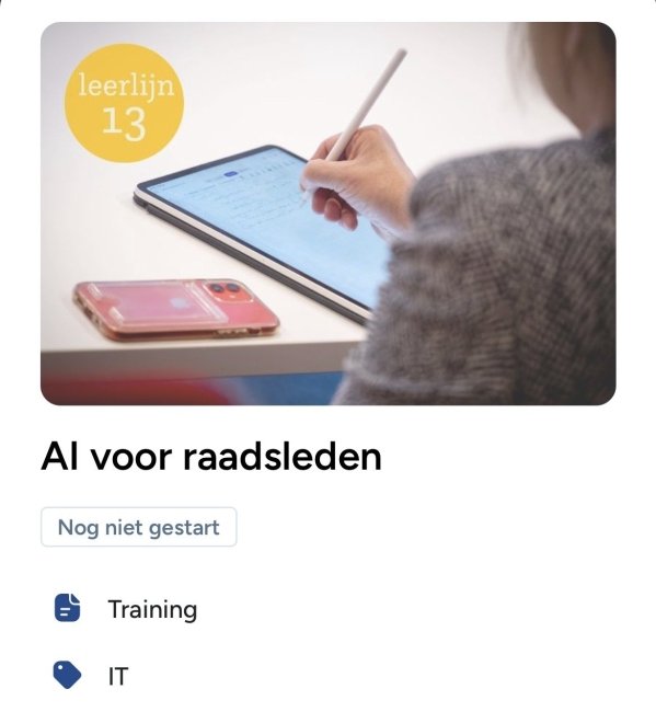 Richtlijnen voor raadsleden bij gebruik AI