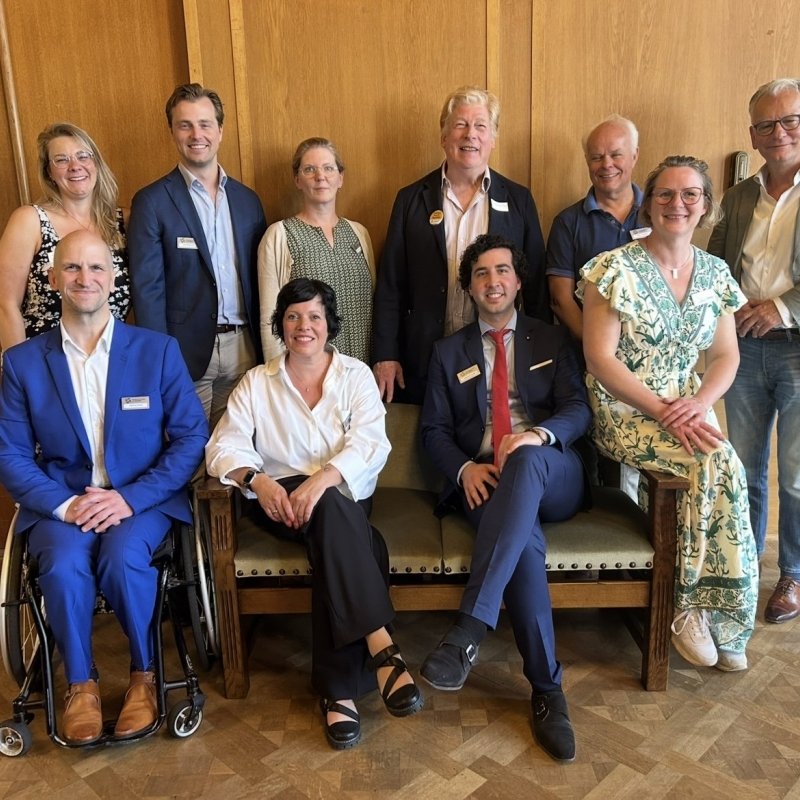 Foto bestuur bij Dag voor de Raad 2025