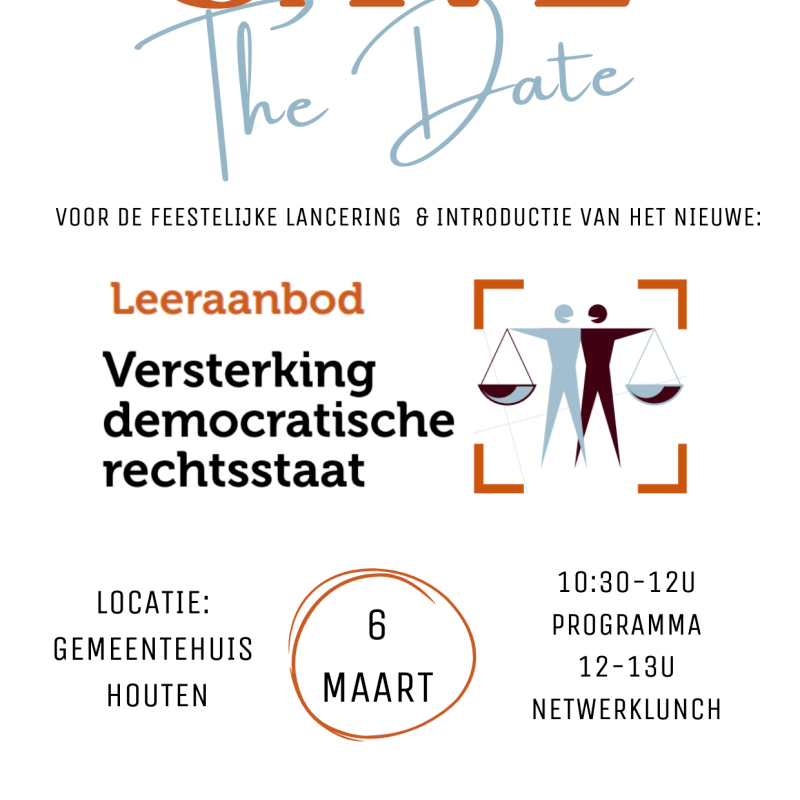 Save the date lanceringsevent leeraanbod