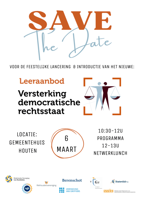 Versterking lokale democratische rechtsstaat door nieuw leeraanbod