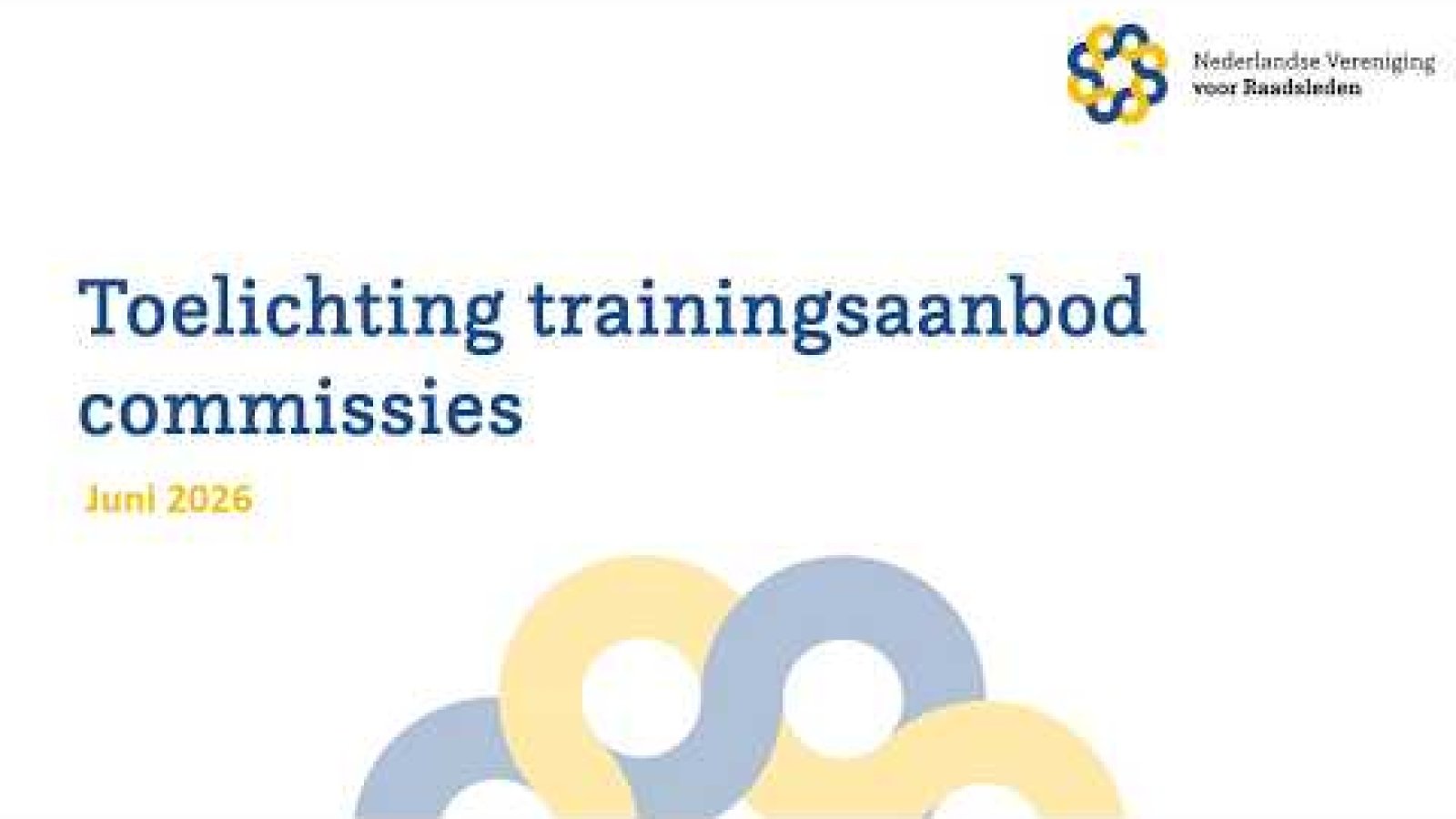 Webinar: toelichting trainingsaanbod